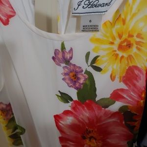 Women's floral spring dress